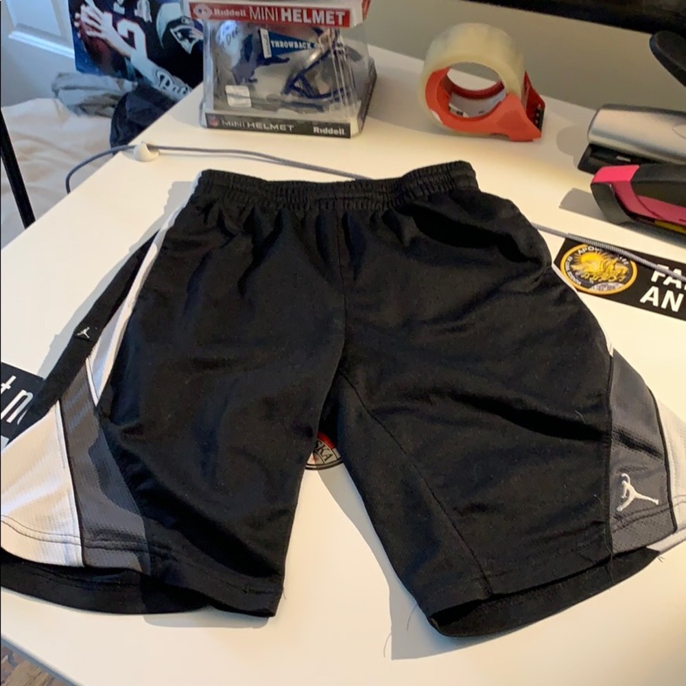 Black Jordan Brand Basketball Shorts